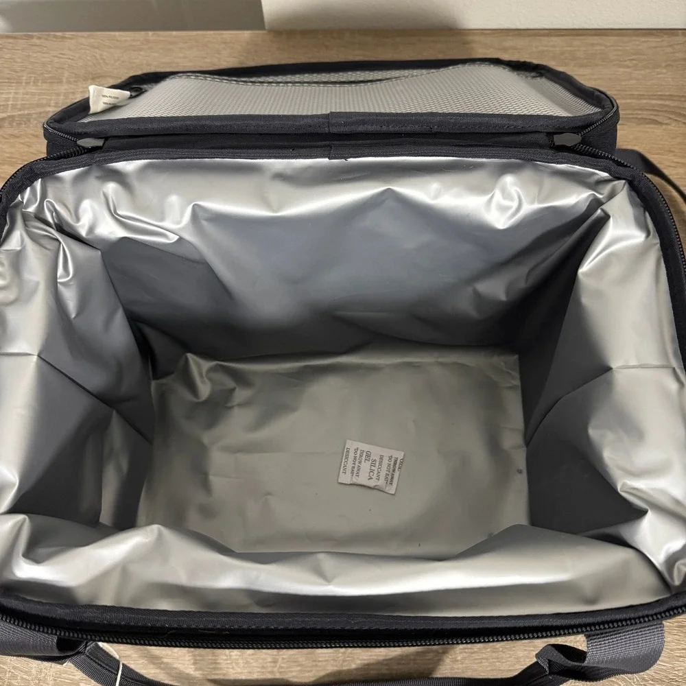 Eddie Bauer Max Cool 24-Can Cooler Black Ballard Industrial Soft Side Bag EB800